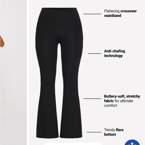 Fabletics Women's PureLuxe Everyday Crossover Flare size XL - Picture 7 of 12